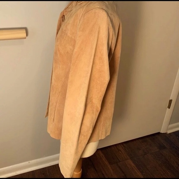 Tan Vintage Suede Jacket, S - Picture 4 of 8